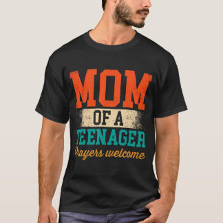Ein Teenager-Gebete willkommen Frauen Christlichen T-Shirt