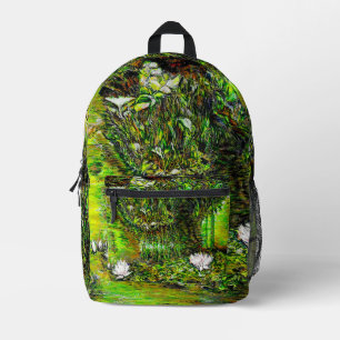 Ein Teich mit unreinen Gedanken Bedruckter Rucksack