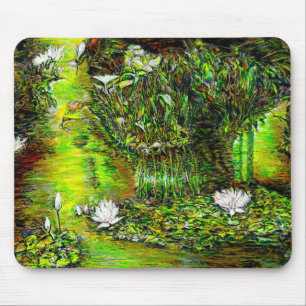Ein Teich mit unreinen Gedanken Mousepad