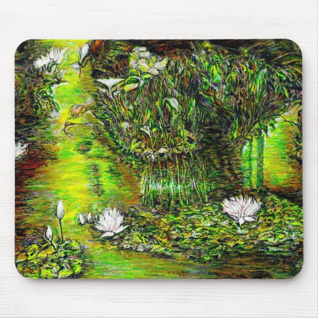 Ein Teich mit unreinen Gedanken Mousepad (Vorne)