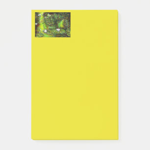 Ein Teich mit unreinen Gedanken Post-it Klebezettel
