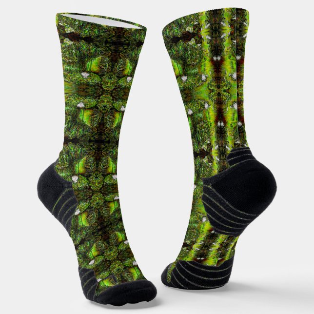Ein Teich mit unreinen Gedanken Socken (Gewinkelt)