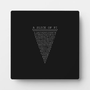 Ein Teil der Pi-Ziffern Fotoplatte