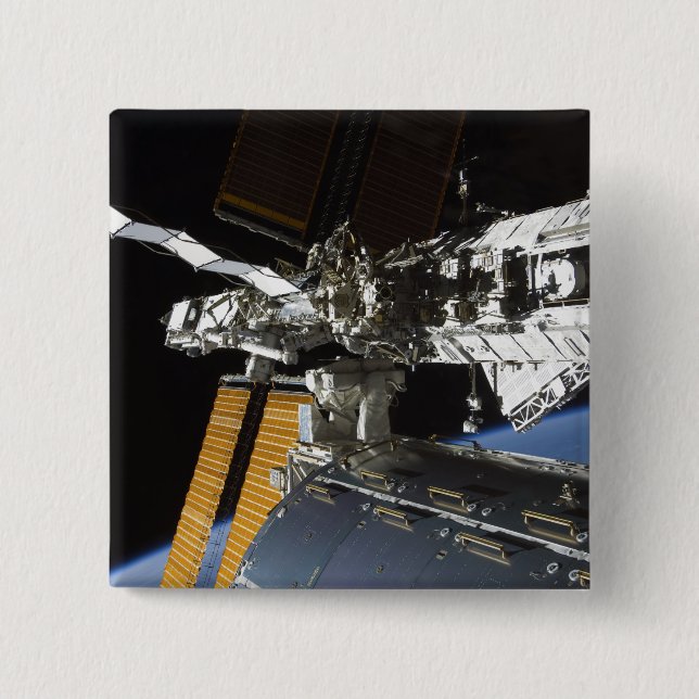 Ein Teil des Columbus-Labors Button (Vorderseite)