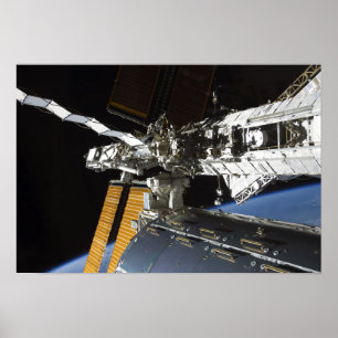 Ein Teil des Columbus-Labors Poster