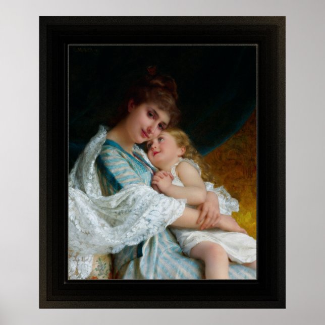 Ein Tender Embrae von Emile Munier Poster (Vorne)