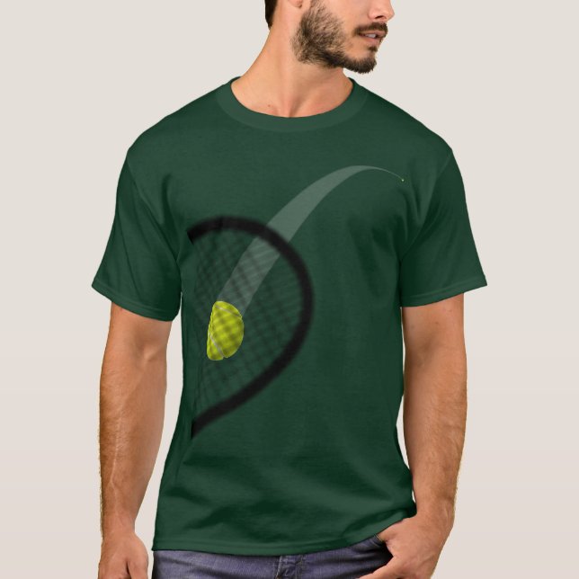 Ein Tennisball-Bewegungstreffen treffen T-Shirt (Vorderseite)