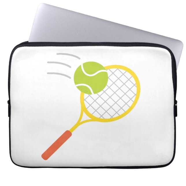 ein Tennisspieler Laptopschutzhülle (Vorderseite)