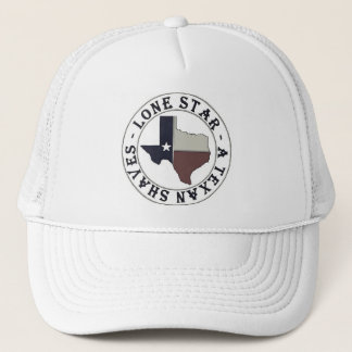 Ein texan Shaves Trucker Hat Round-Logo Truckerkappe