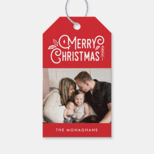 Ein Thrill der Hoffnung Frohe Weihnachten FOTO Geschenkanhänger