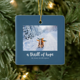 Ein Thrill der Hoffnung Weihnachtsschmuck