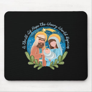 Ein Thrill Hoffnung Die müde Welt freut sich über  Mousepad