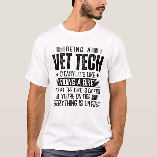 Ein Tierarzt zu sein ist einfach T-Shirt (Vorderseite)