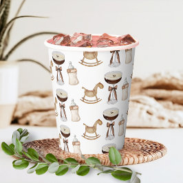 Ein Tini auf dem Weg Espresso Martini Babydusche Pappbecher