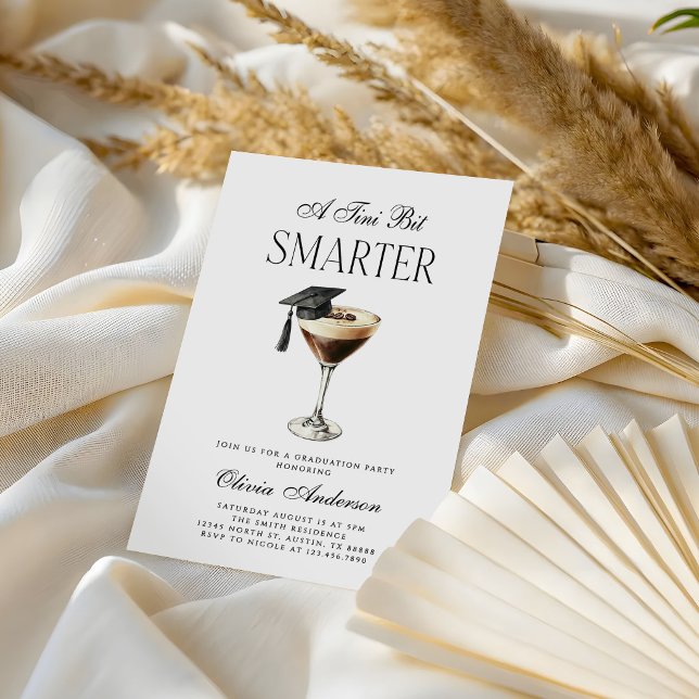 Ein Tini Bisschen Schlauer Espresso Martini Abschl Einladung (Von Creator hochgeladen)