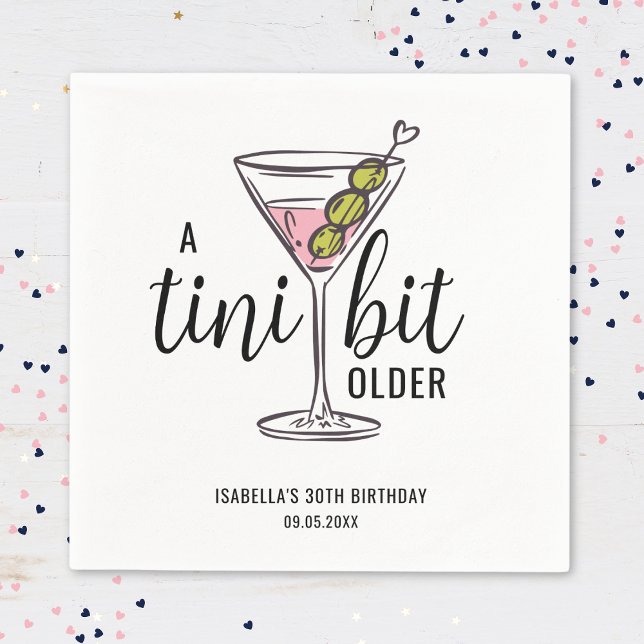 Ein Tini Bit ältere Hand gezeichnet Martini Geburt Serviette (Von Creator hochgeladen)