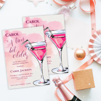Ein Tini-Bit älterer Cocktail Rosa Geburtstagsempf