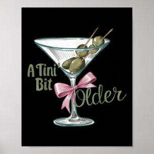Ein Tini-Bit Vintager Retro-Stil Poster