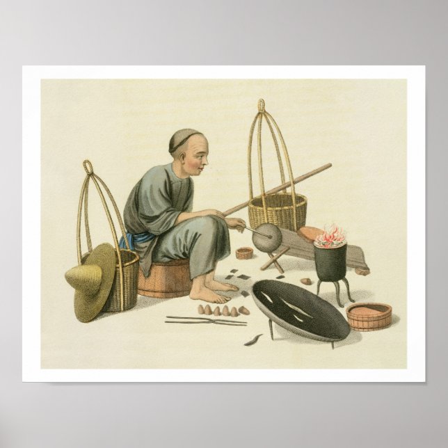 Ein Tinker, Teller 37 von "Das Kostüm der China",  Poster (Vorne)