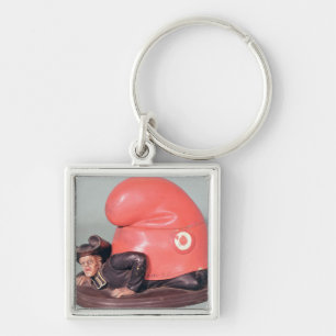 Ein Tintenfaß oder ein Tabaktopf Schlüsselanhänger