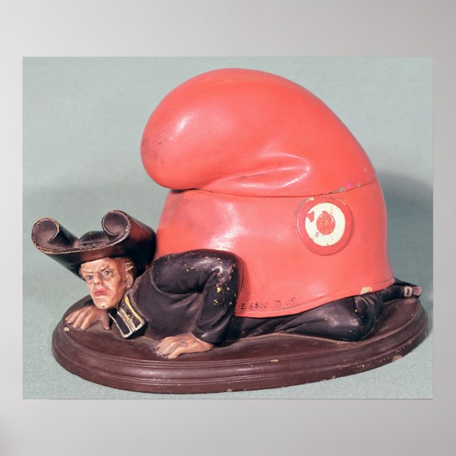 Ein Tintenfisch oder ein Tabaktopf Poster (Vorne)