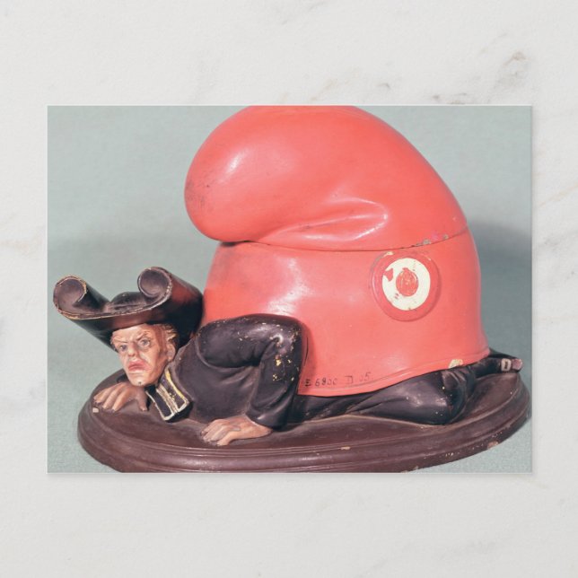 Ein Tintenfisch oder ein Tabaktopf Postkarte (Vorderseite)