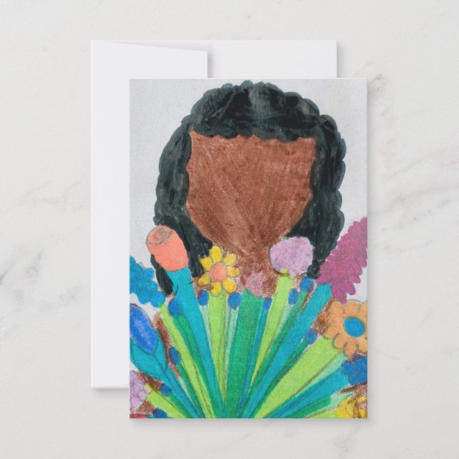 Ein Tipp von Z "Self Loving Mel"-Karte Dankeskarte (Vorderseite)