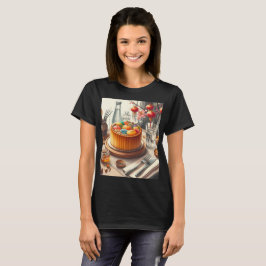 ein Tisch mit Kuchen und einer Vase mit Eiern T-Shirt