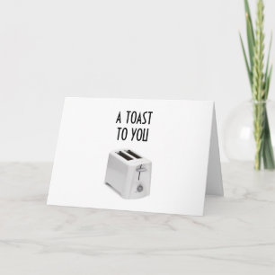 EIN TOAST FÜR EUCH "40." GEBURTSTAG KARTE