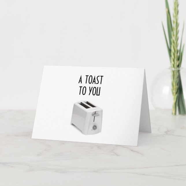 EIN TOAST FÜR EUCH "40." GEBURTSTAG KARTE (Vorderseite)