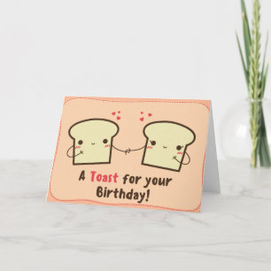 Ein Toast für Ihren Geburtstag  Karte