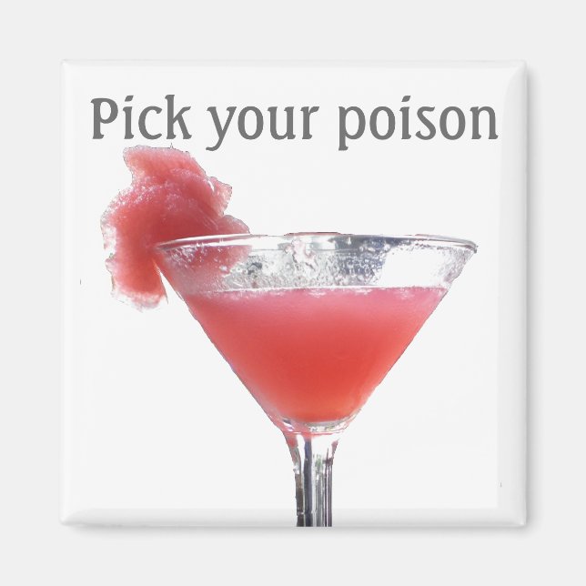 Ein Toast zu einer glücklichen Stunde Magnet (Vorne)