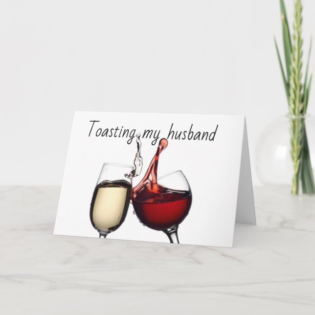 **EIN TOAST ZU UNS** AUF UNSERER "GEGENSEITIGEN GE KARTE (Vorderseite)