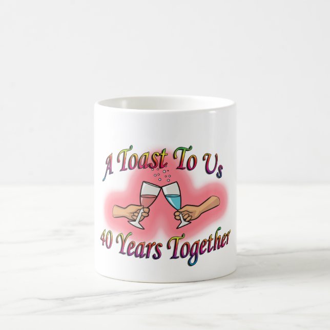 Ein Toast zu uns Kaffeetasse (Mittel)