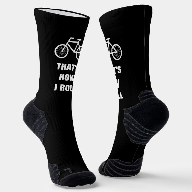 Ein tolles Bike-Socken-Geschenk. So kann ich rolle Socken (Gewinkelt)