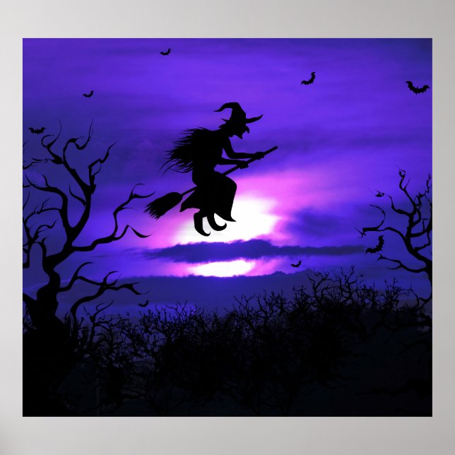 Ein tolles Halloween-Hintergrunddesign. Poster (Vorne)