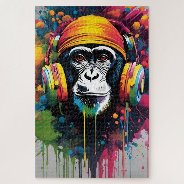 Ein tolles Musikportrait Puzzle (Vertikal)