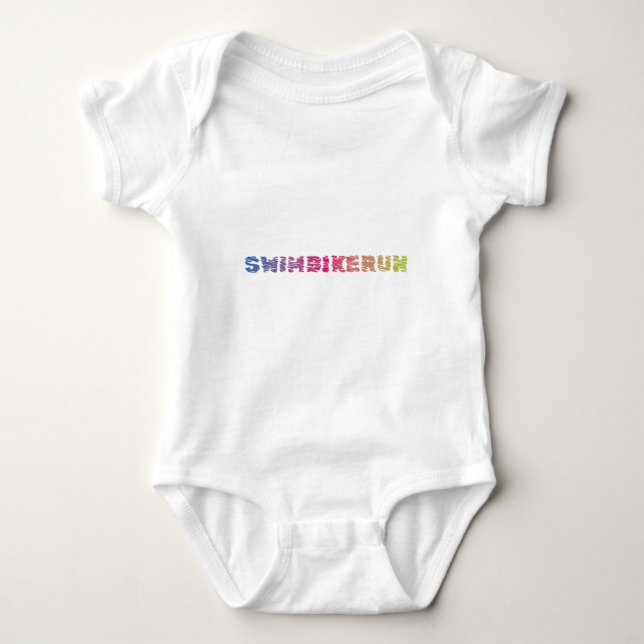 Ein tolles Triathlon-Geschenk für Ihren Freund ode Baby Strampler (Vorderseite)