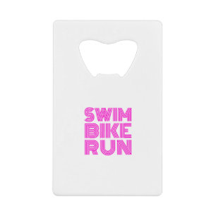 Ein tolles Triathlon-Geschenk für Ihren Freund ode Geldbeutel Flaschenöffner