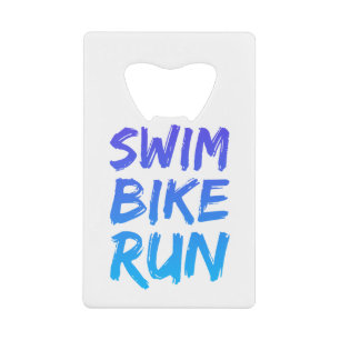Ein tolles Triathlon-Geschenk für Ihren Freund ode Geldbeutel Flaschenöffner