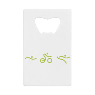 Ein tolles Triathlon Geschenk für Ihren Freund ode Geldbeutel Flaschenöffner