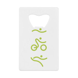 Ein tolles Triathlon Geschenk für Ihren Freund ode Geldbeutel Flaschenöffner