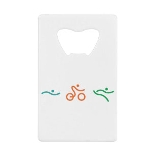 Ein tolles Triathlon Geschenk für Ihren Freund ode Geldbeutel Flaschenöffner