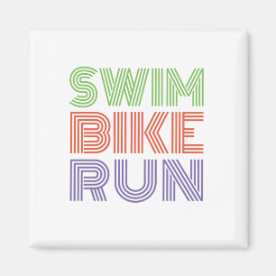 Ein tolles Triathlon-Geschenk für Ihren Freund ode Magnet
