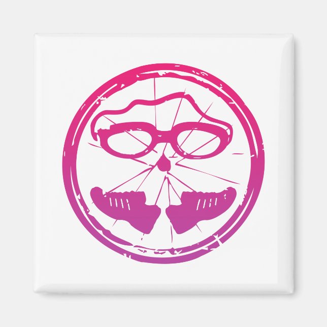 Ein tolles Triathlon-Geschenk für Ihren Freund ode Magnet (Vorne)