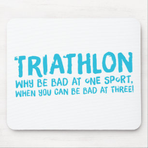 Ein tolles Triathlon-Geschenk für Ihren Freund ode Mousepad