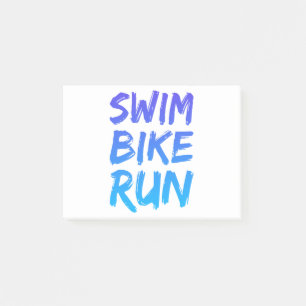 Ein tolles Triathlon-Geschenk für Ihren Freund ode Post-it Klebezettel