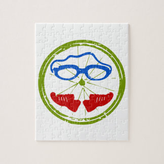 Ein tolles Triathlon-Geschenk für Ihren Freund ode Puzzle