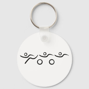 Ein tolles Triathlon-Geschenk für Ihren Freund ode Schlüsselanhänger