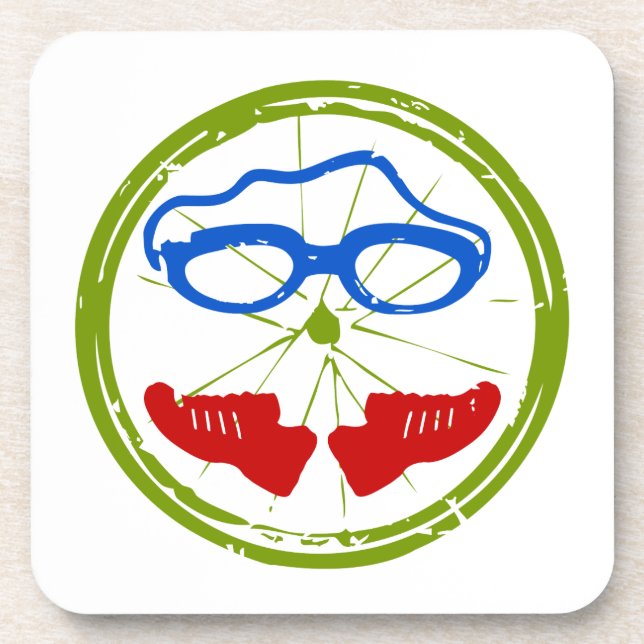 Ein tolles Triathlon-Geschenk für Ihren Freund ode Untersetzer (Vorderseite)